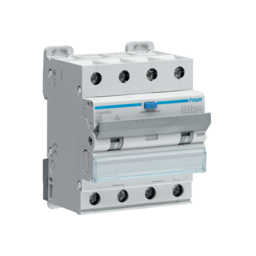 RCBO 4P 6kA C-16A 30mA A Class ADM466C Hager