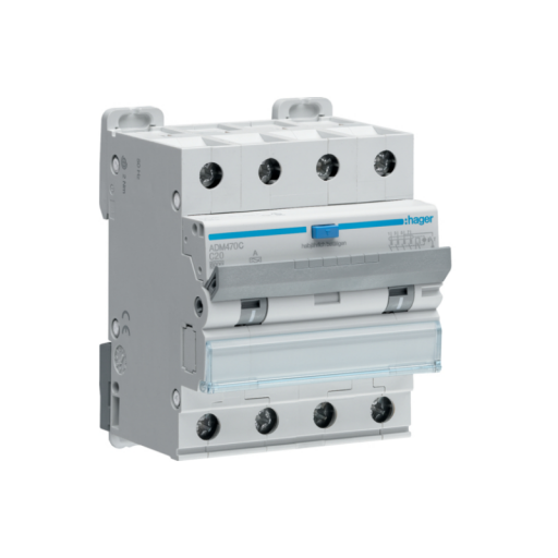 RCBO 4P 6kA C-20A 30mA A Class ADM470C Hager