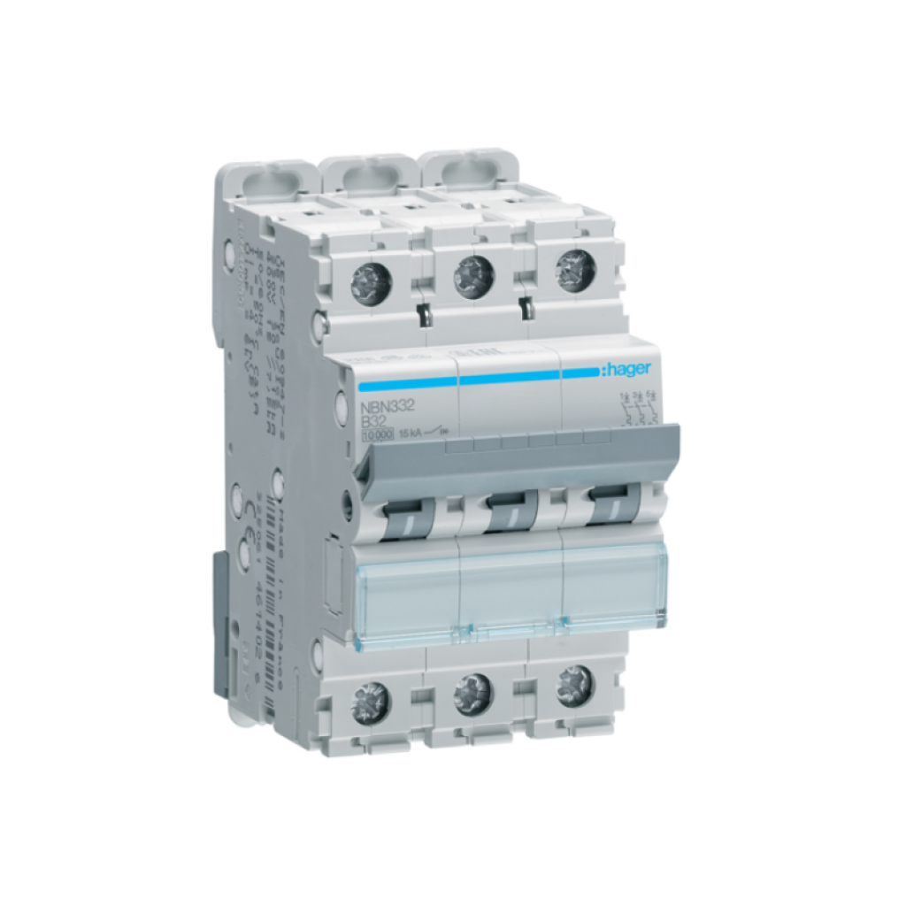 Hager NBN332 LS-Schalter 3 polig 10kA B-32A 3M 