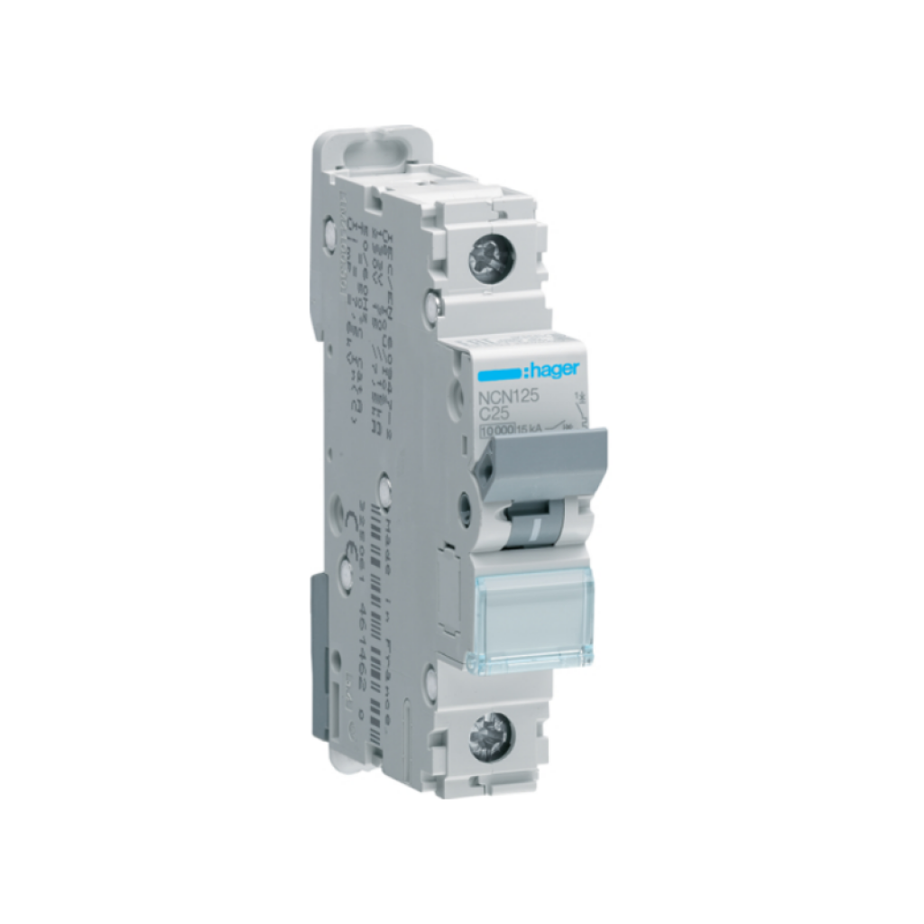 Hager NCN125 LS-Schalter 1 polig 10kA C-25A 1M 