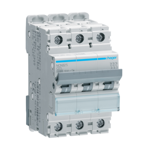 MCB 3P 10kA C-20A 3M NCN320 Hager