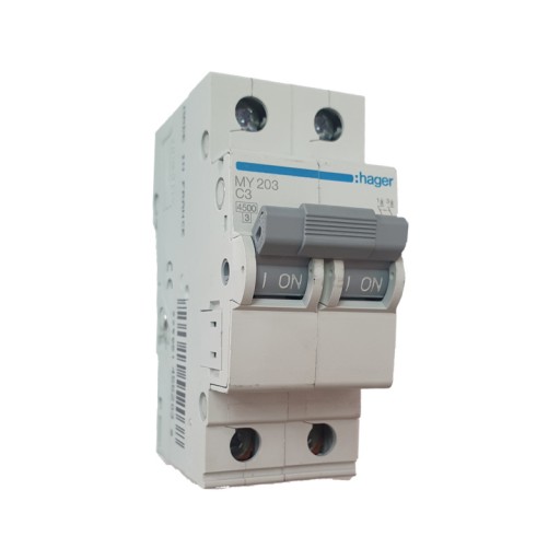 MCB 2P 4.5kA C-32 2M MY203 Hager