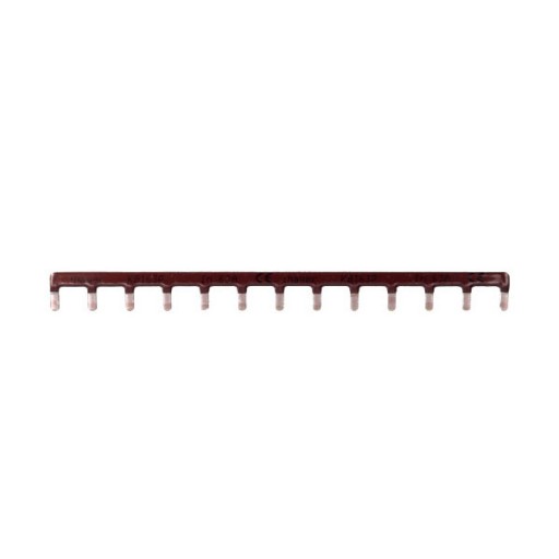 Busbar 1P 63A 10mm² pin connection KB163P 13M brown Hager