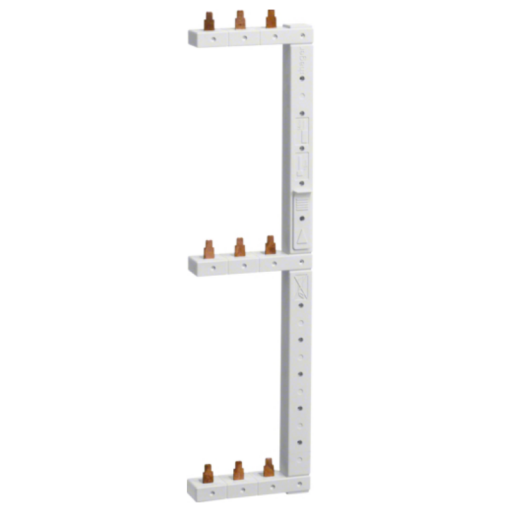 Hager Phasenschiene 3-polig, 3-reihig 125mm, rechts vertikal KCL368R