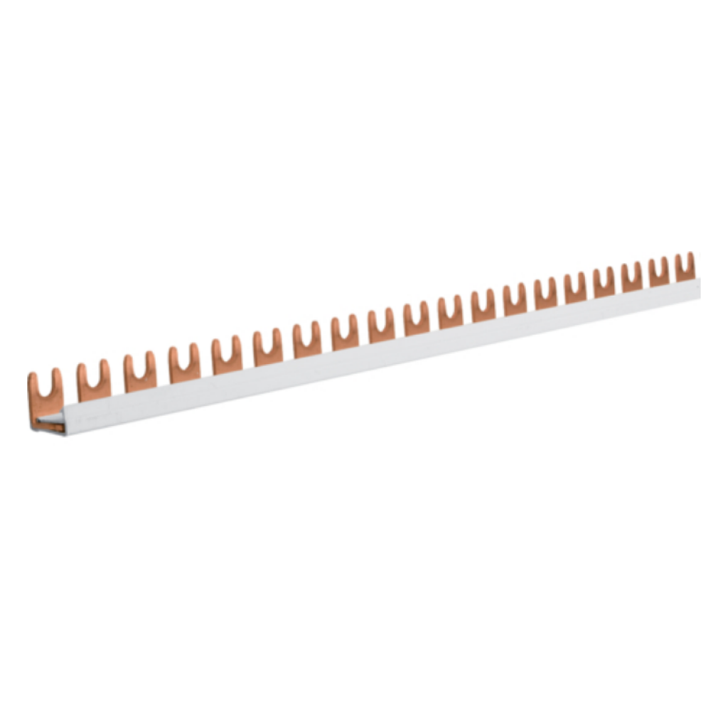 Hager KDN180B Phasenschiene 1 polig mit Gabelanschluss 16mm² 80A 57 Module 