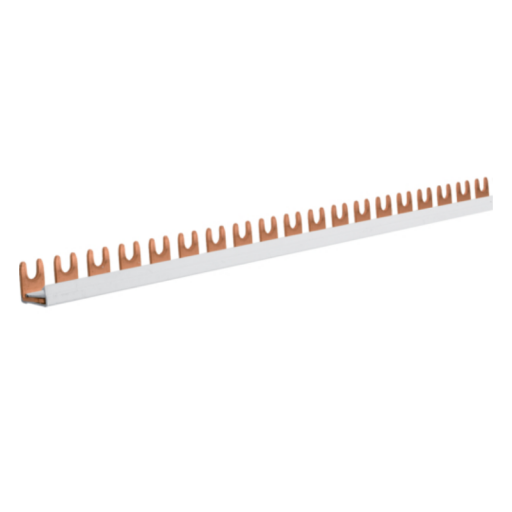 Hager KDN180B Phasenschiene 1 polig mit Gabelanschluss 16mm² 80A 57 Module 