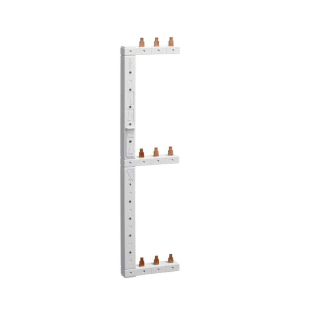 Hager KCL368L Phasenschiene 3 polig, 3-reihig 125mm, links, vertikal KCL368L