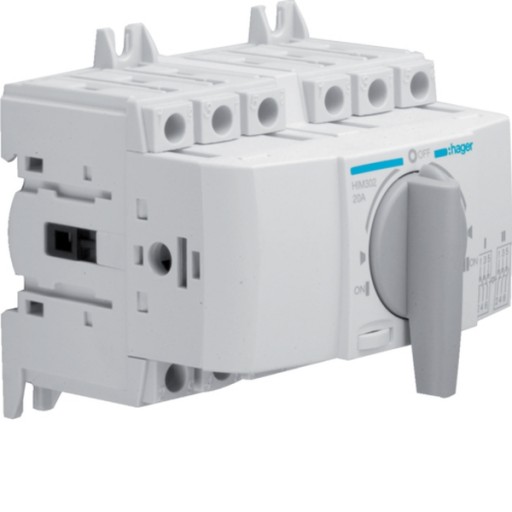 Modular change-over switch 3x20A HIM302 Hager
