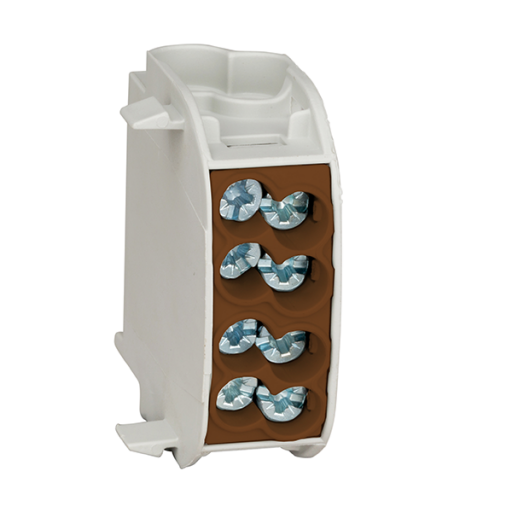 AL/CU-Main branch terminal, 25mm², 1-pole insulated brown IKA26140