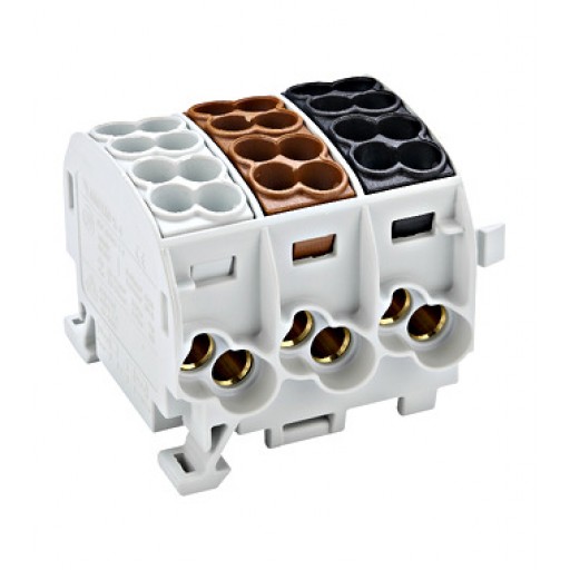 CU-Main branch terminal, 25mm², 3-pole insulated IK026183-A