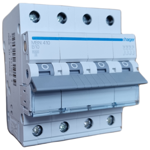 Hager MBN410 LS-Schalter 4 polig 6kA B-10A 4M 