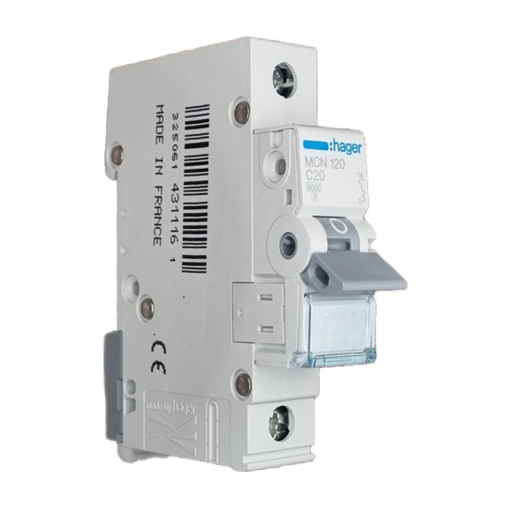 Hager MCN120 LS-Schalter 1 polig 6kA C-20A 1M 