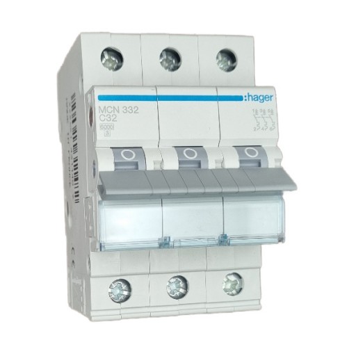 Hager MCN332 LS-Schalter 3 polig 6kA C-32A 3M 