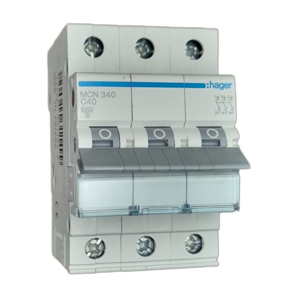 Hager MCN340 LS-Schalter 3 polig 6kA C-40A 3M 