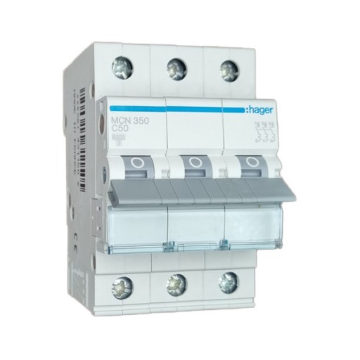 Hager MCN350 LS-Schalter 3 polig 6kA C-50A 3M 