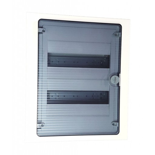 Small distributor flush, 2row, IP40,24M, VF212TD Golf-Hager