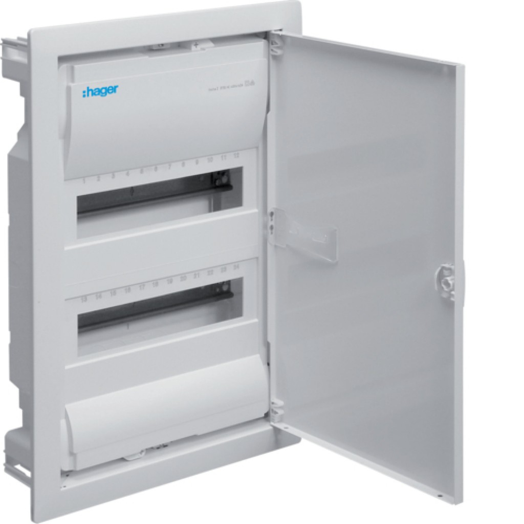Flush mounted enclosure 2x12MOD VU24NE Hager