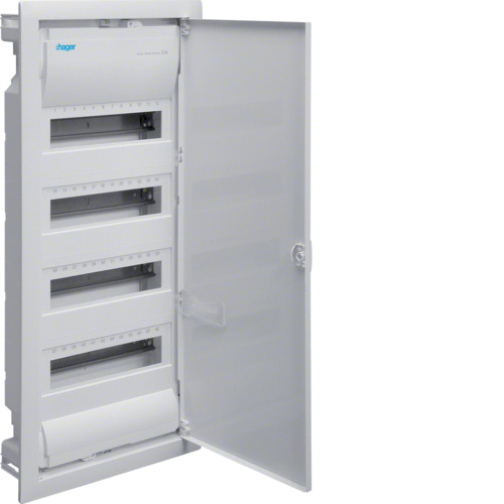 Flush mounted enclosure 4x12MOD VU48NE Hager